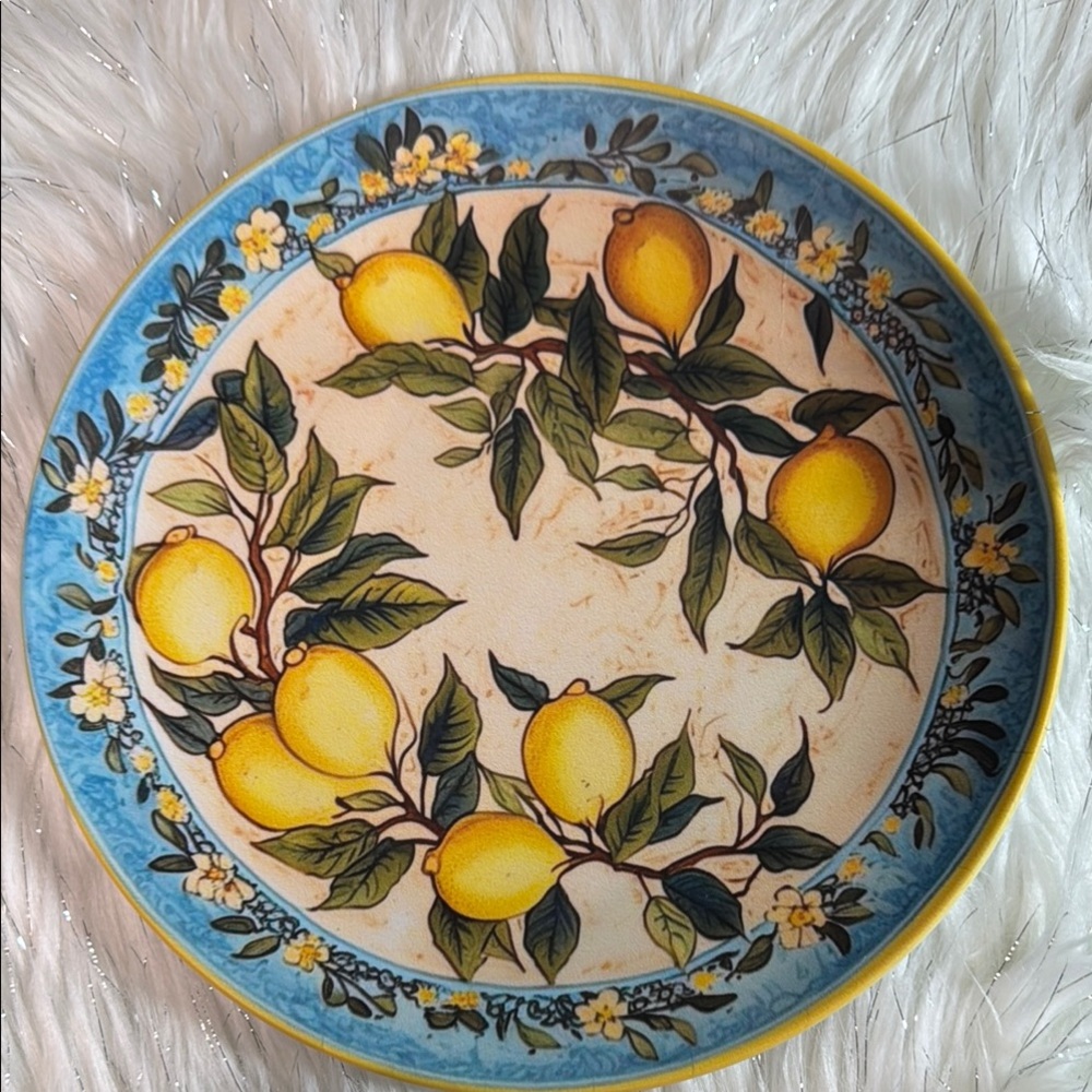 Lemon ThermoSaf Plate - Lemon Themed Plates for Zesty Summer - Picture 4 of 8